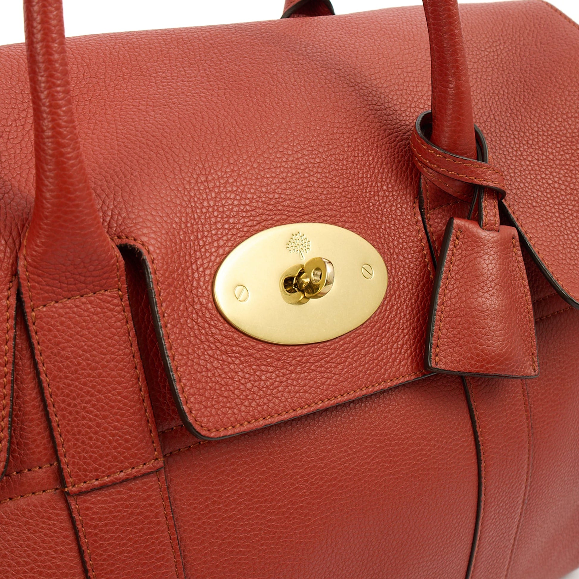 Mulberry Tote Bayswater Heritage in Rust, Leather — Alternate View 8