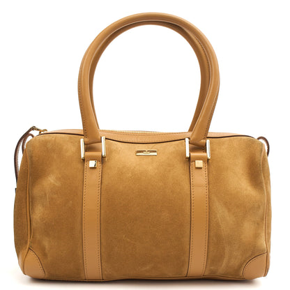 Gucci Tote Boston in Brown, Suede — Alternate View 8