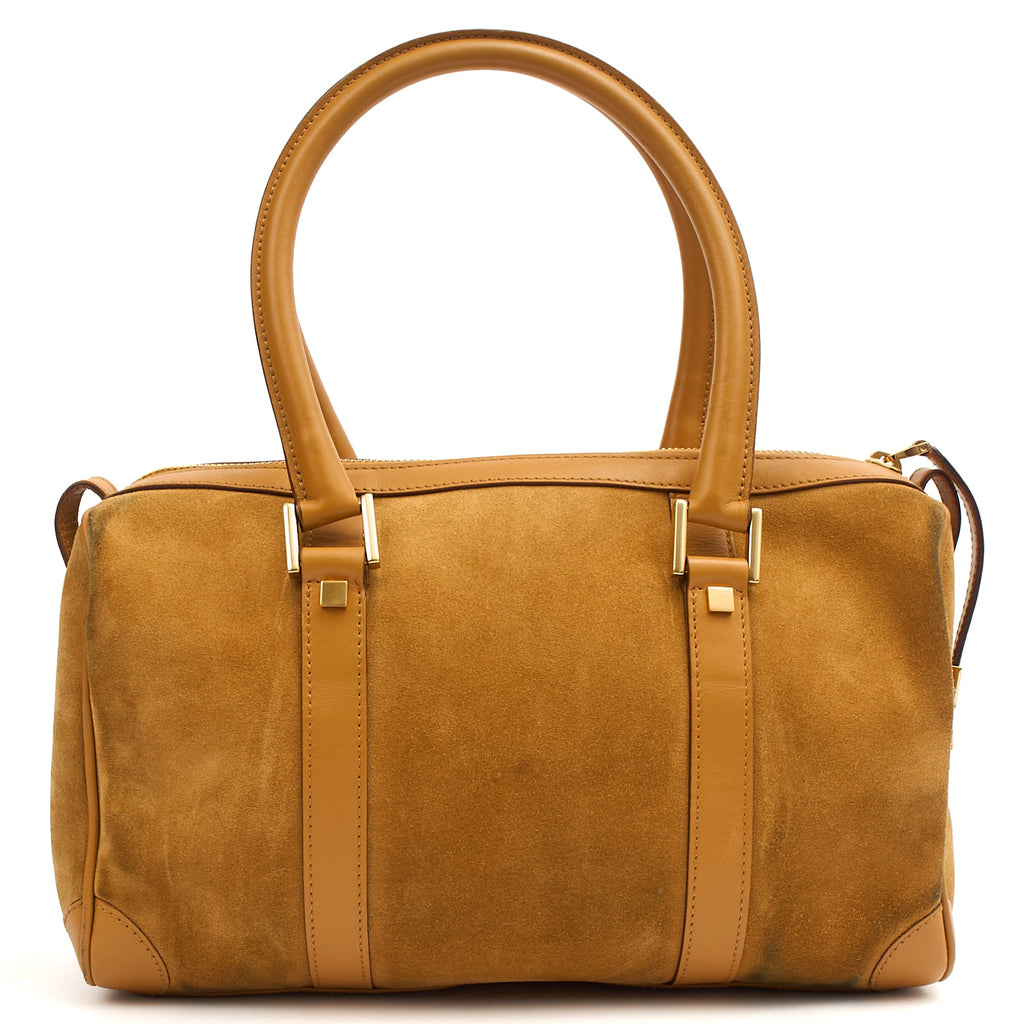 Gucci Tote Boston in Brown, Suede — Alternate View 10
