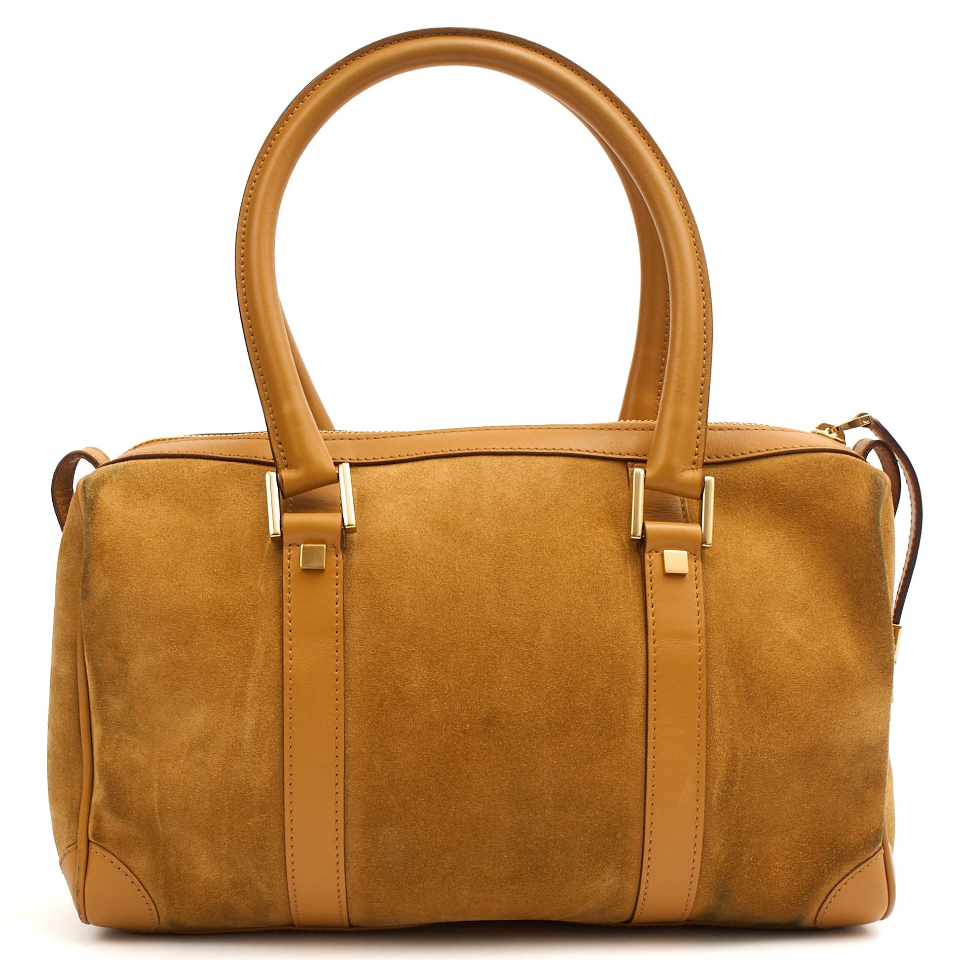 Gucci Tote Boston in Brown, Suede — Alternate View 10