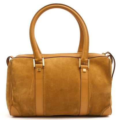Gucci Tote Boston in Brown, Suede — Alternate View 10