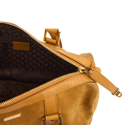Gucci Tote Boston in Brown, Suede — Alternate View 14