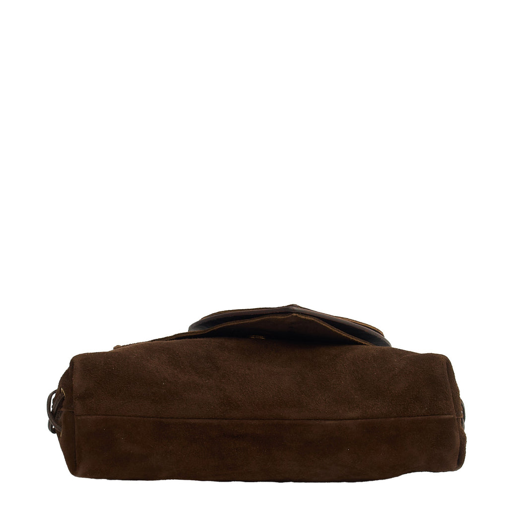 Gucci Crossbody in Brown, Suede — Alternate View 12