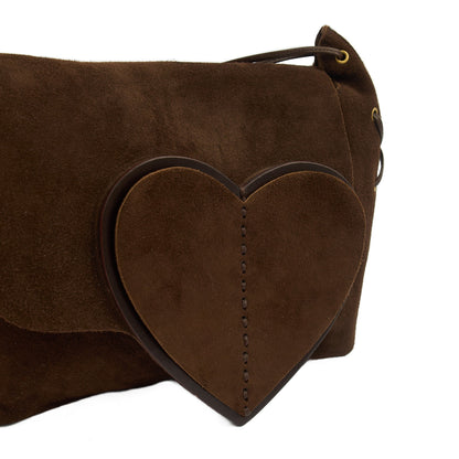 Gucci Crossbody in Brown, Suede — Alternate View 9