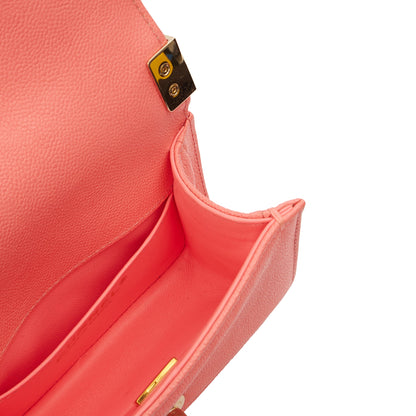 Chanel Mini Bag Boy - Mini in Pink, Caviar Leather — Alternate View 16