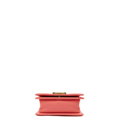 Chanel Mini Bag Boy - Mini in Pink, Caviar Leather — Alternate View 12