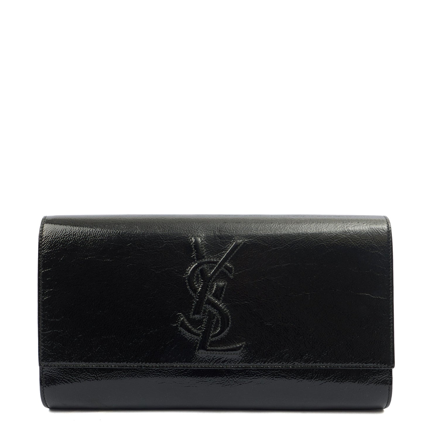 Saint Laurent Clutch Belle De Jour Clutch in Black, Calfskin Leather — Alternate View 7