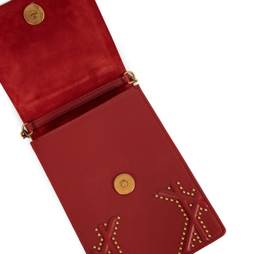 Christian Dior Diorama Pouch in Red, Calfskin — Alternate View 24