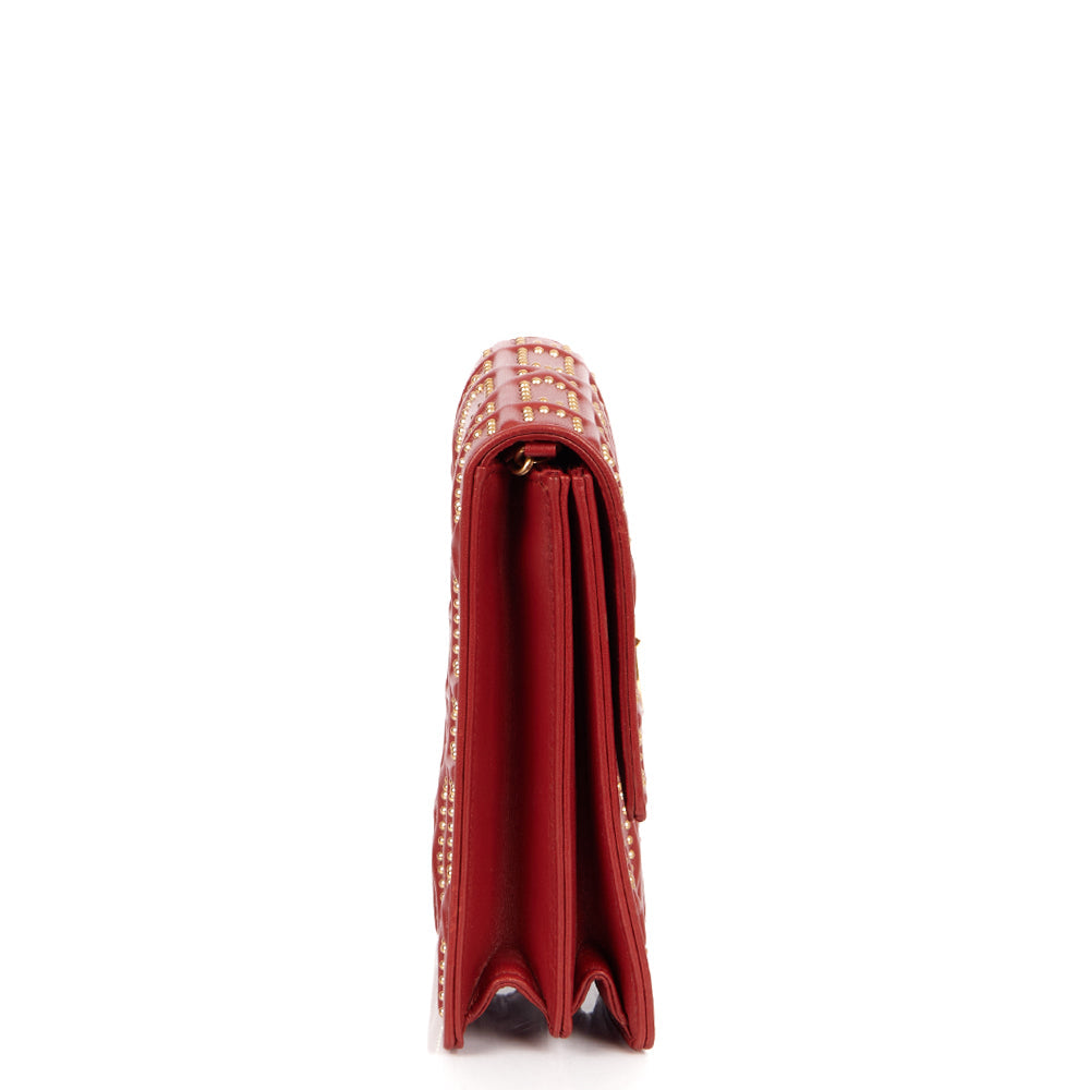Christian Dior Diorama Pouch in Red, Calfskin — Alternate View 11