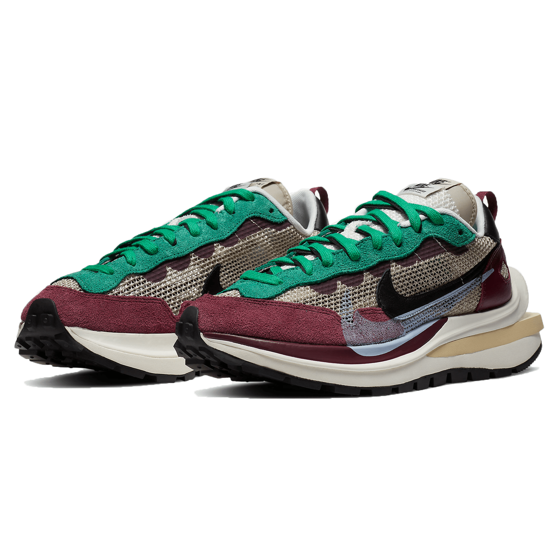 Sacai x Nike VaporWaffle SP 'Villain Red' — UK 3 | EU 35.5 | US 3.5 — Side View