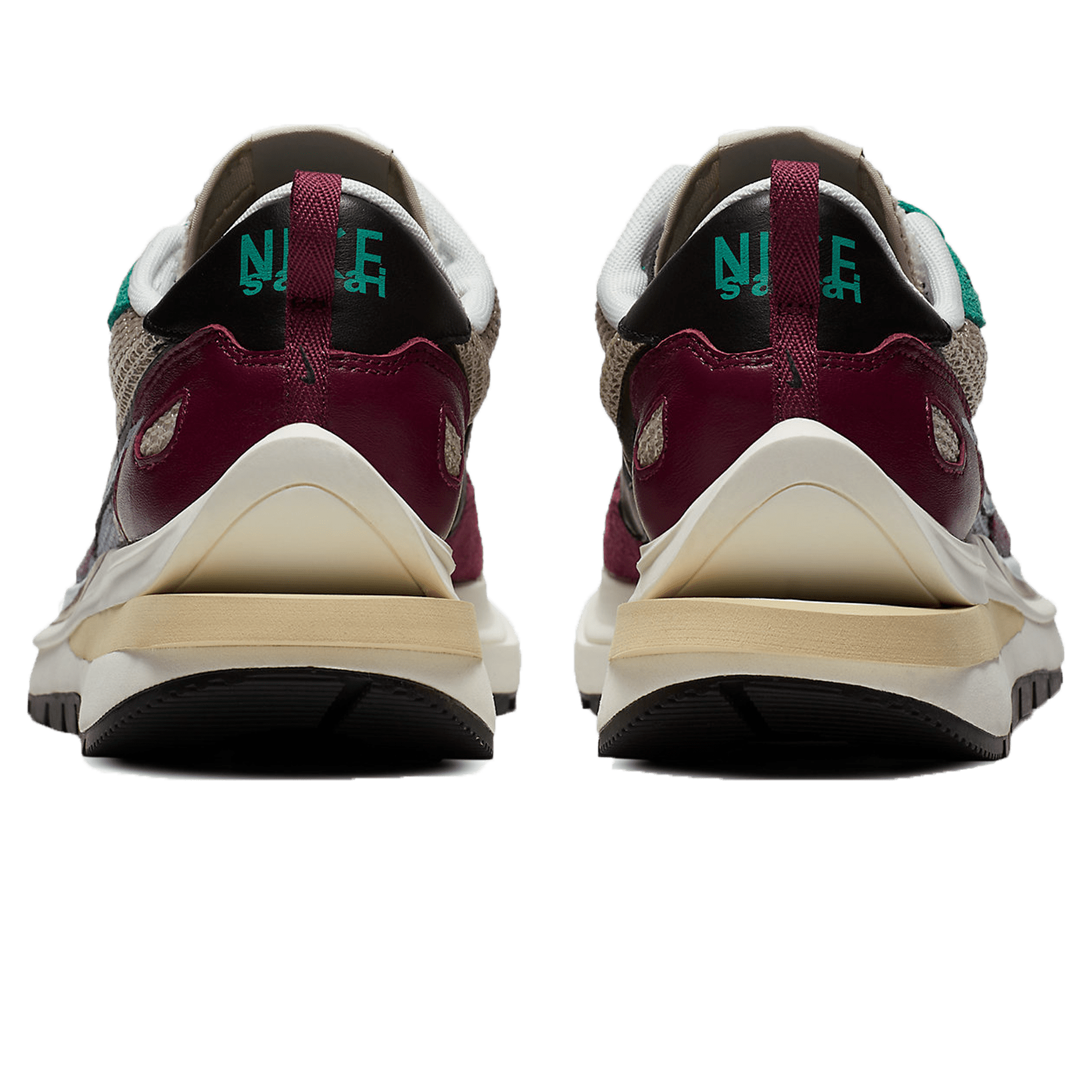 Sacai x Nike VaporWaffle SP 'Villain Red' — UK 3 | EU 35.5 | US 3.5 — Back View