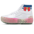 Sailor Moon x Vans Sk8-Hi Stacked 'Pretty Guardian - Silver' — UK 2.5 | EU 34.5 | US 3.5 — Front View