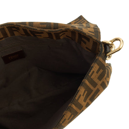 Fendi Shoulder Bag Zucca Shoulder Bag in Zucca FF, Canvas — Lifestyle View