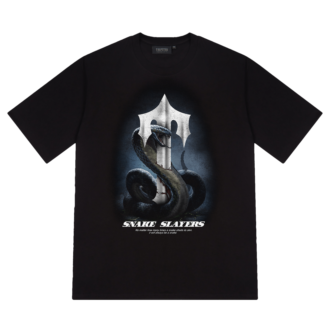 Trapstar T Snake Slayer Tee - Black — XXS — Front View