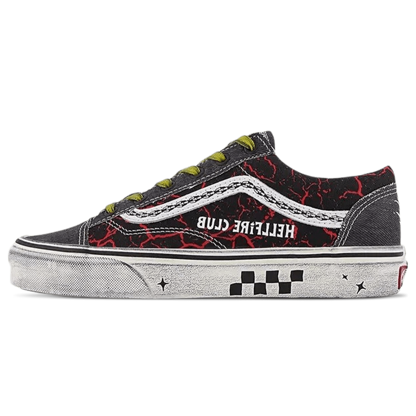 Stranger Things x Vans Style 36 'Hellfire Club' — UK 2.5 | EU 34.5 | US 3.5 — Front View