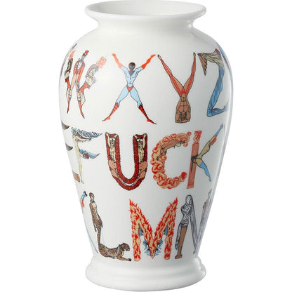 Supreme Alphabet Vase White — Front View