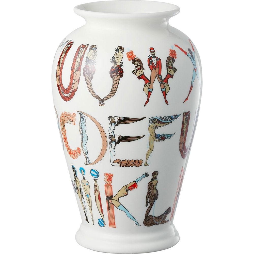 Supreme Alphabet Vase White — Side View
