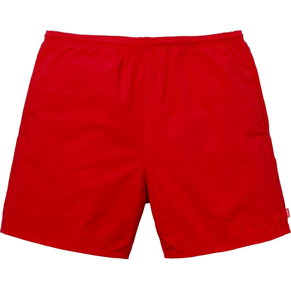 Supreme Arc Logo Water Short Red — XL — Side View