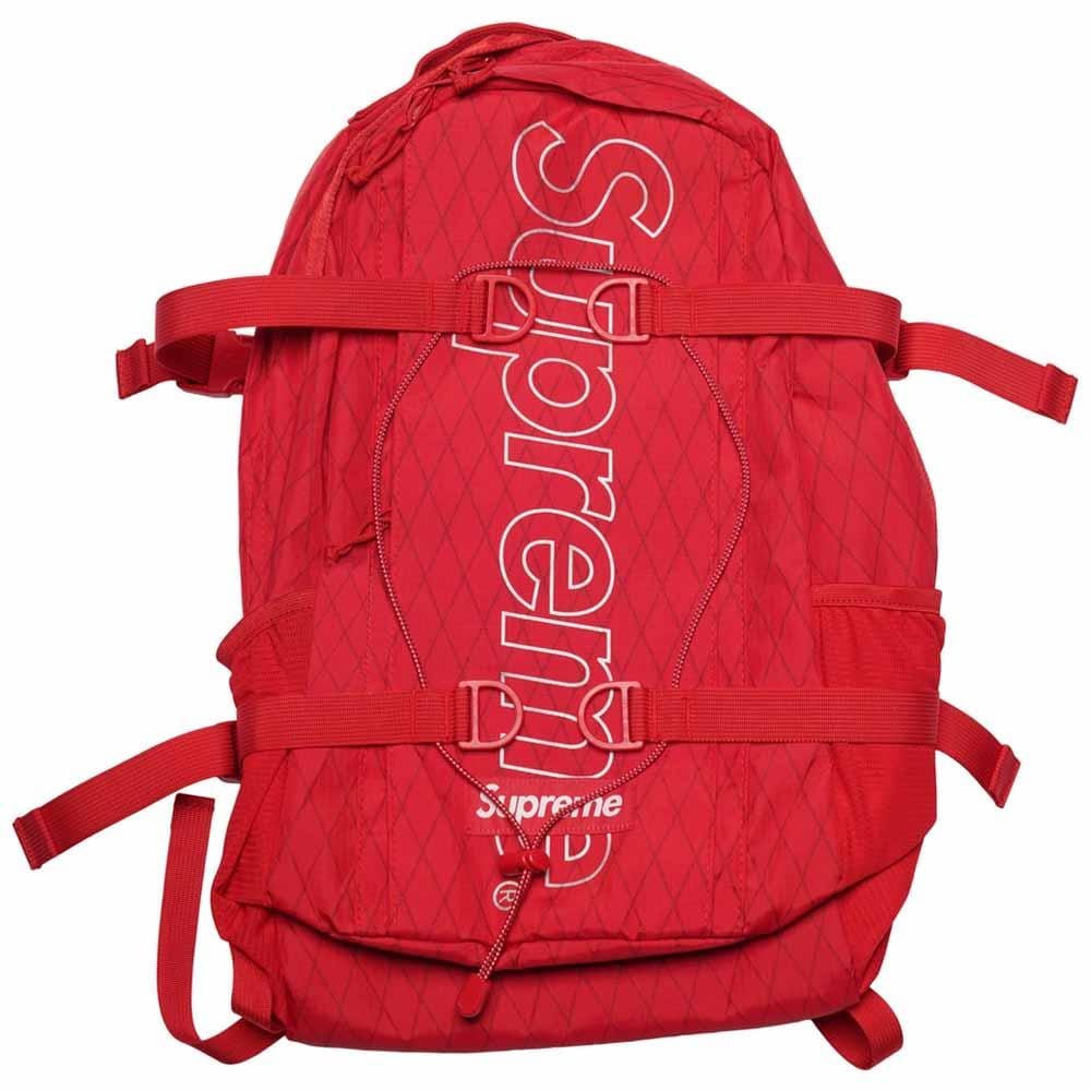 Supreme Backpack (FW18) Red — Front View