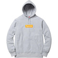 Supreme Box Logo Hooded Sweatshirt (FW17) Heather Grey — XXS — Front View