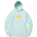 Supreme Box Logo Hooded Sweatshirt (FW17) Ice Blue — XXS — Front View