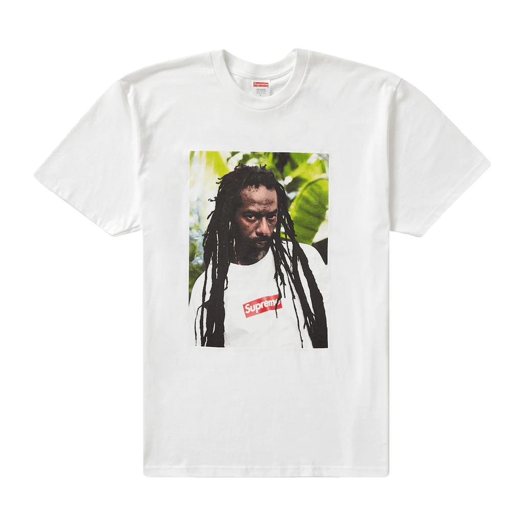 Supreme Buju Banton Tee White — XXS — Front View