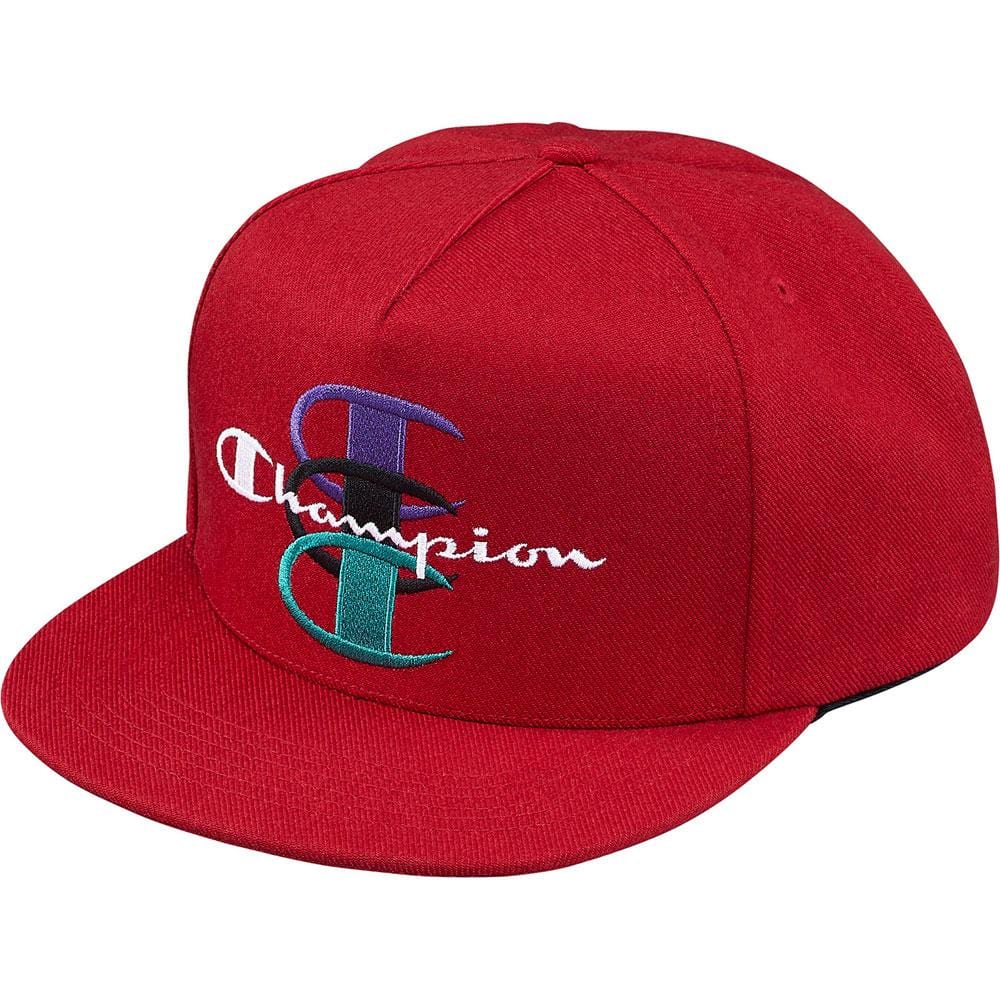Supreme Champion 5-Panel (FW17) Red — Front View