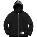 Supreme Champion Arc Logo Zip Up Sweat - Black — XXS — Front View