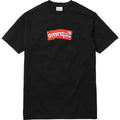 Supreme Comme Des Garcons SHIRT Box Logo Tee - Black — XXS — Front View
