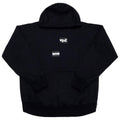 Supreme Comme des Garcons SHIRT Split Box Logo Hooded Sweatshirt Black — XXS — Front View