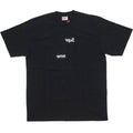 Supreme Comme des Garcons SHIRT Split Box Logo Tee Black — XXS — Front View