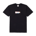 Supreme x Emilio Pucci Box Logo Tee 'Black/Dusty Pink' — XXS — Front View