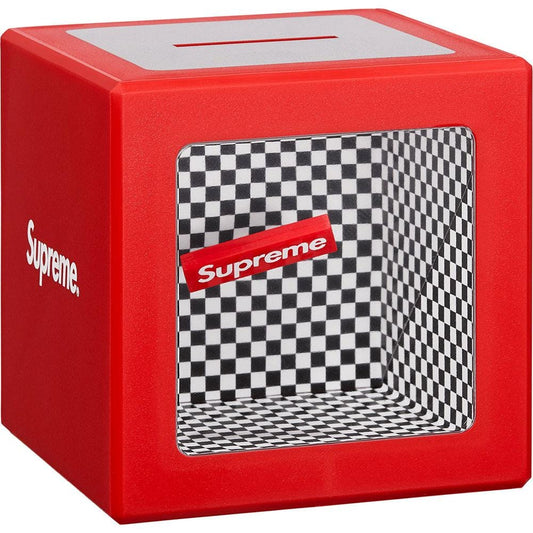 Supreme Illusion Coin Bank Red — Front View