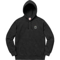 Supreme LACOSTE Hooded Sweatshirt Black — XXS — Front View