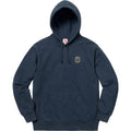 Supreme LACOSTE Hooded Sweatshirt Navy — XXS — Front View