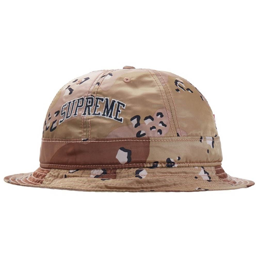 Supreme Levi's Nylon Bell Hat Chocolate Chip Camo — Front View