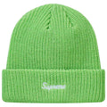 Supreme Loose Gauge Beanie (FW18) Light Green — Front View
