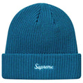 Supreme Loose Gauge Beanie (FW18) Teal — Front View