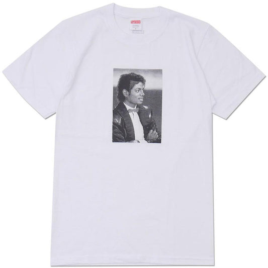 Supreme Michael Jackson Tee White — XXS — Front View