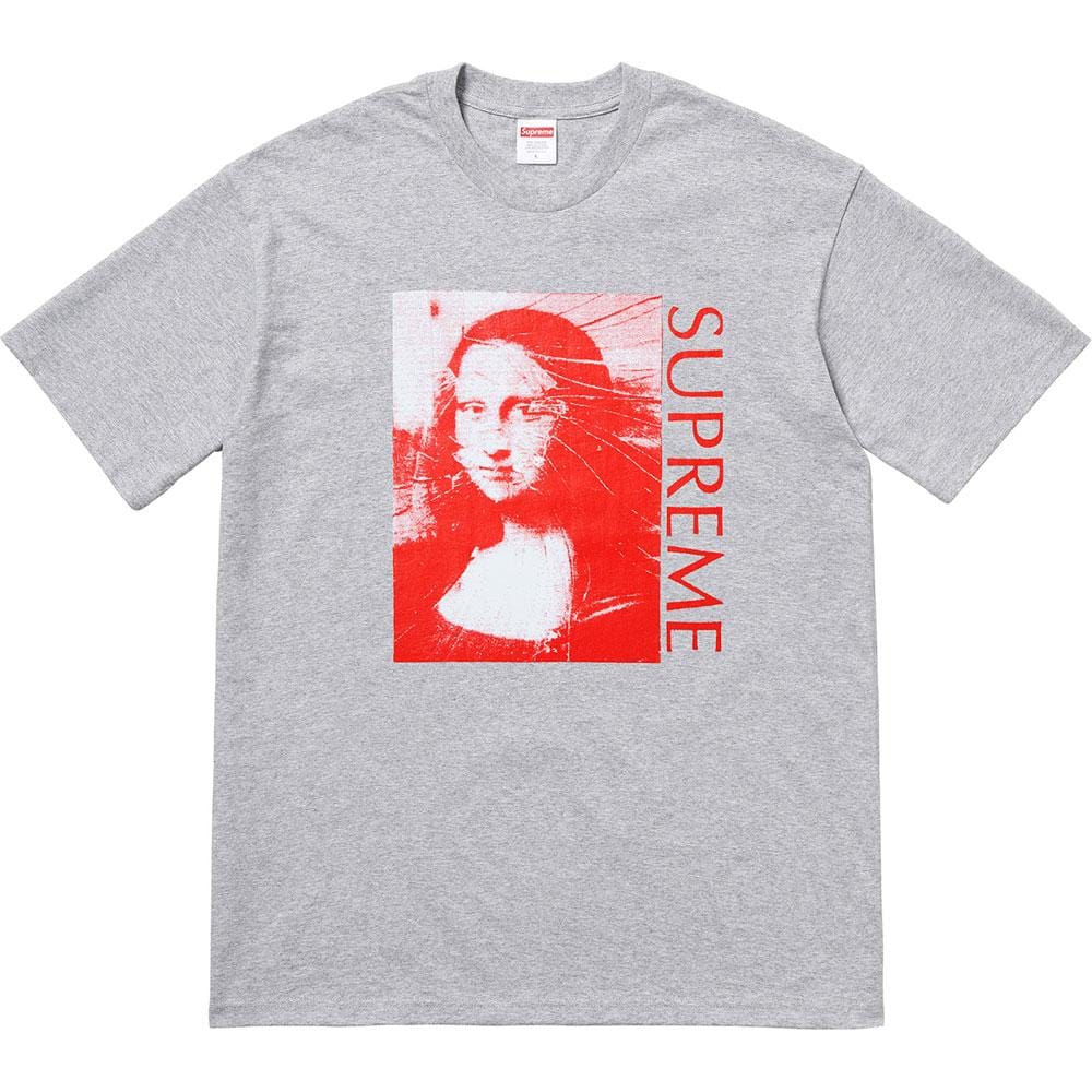 Supreme Mona Lisa Tee Heather Grey — XXS — Front View