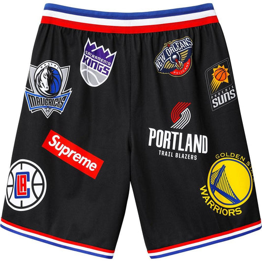 Supreme Nike-NBA Teams Authentic Short Black — XXS — Side View