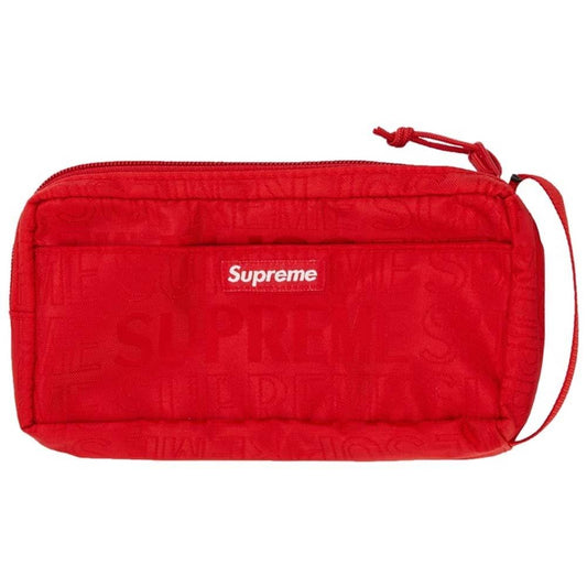 Supreme Organizer Pouch (SS19) Red — Front View