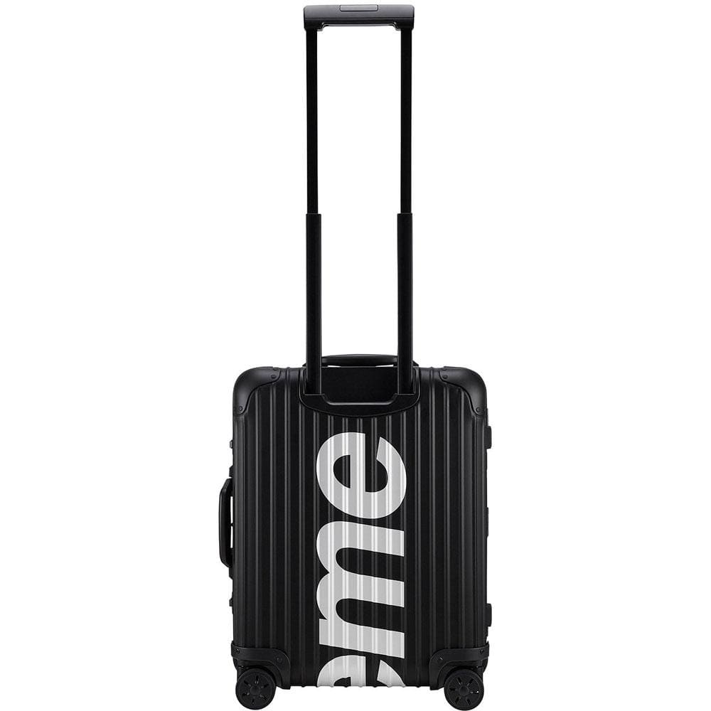 Supreme RIMOWA Topas Multiwheel 45L Black — Back View