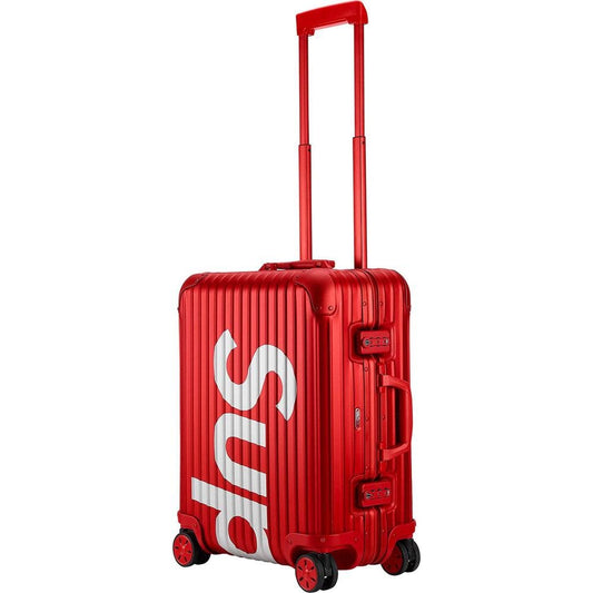 Supreme RIMOWA Topas Multiwheel 45L Red — Side View