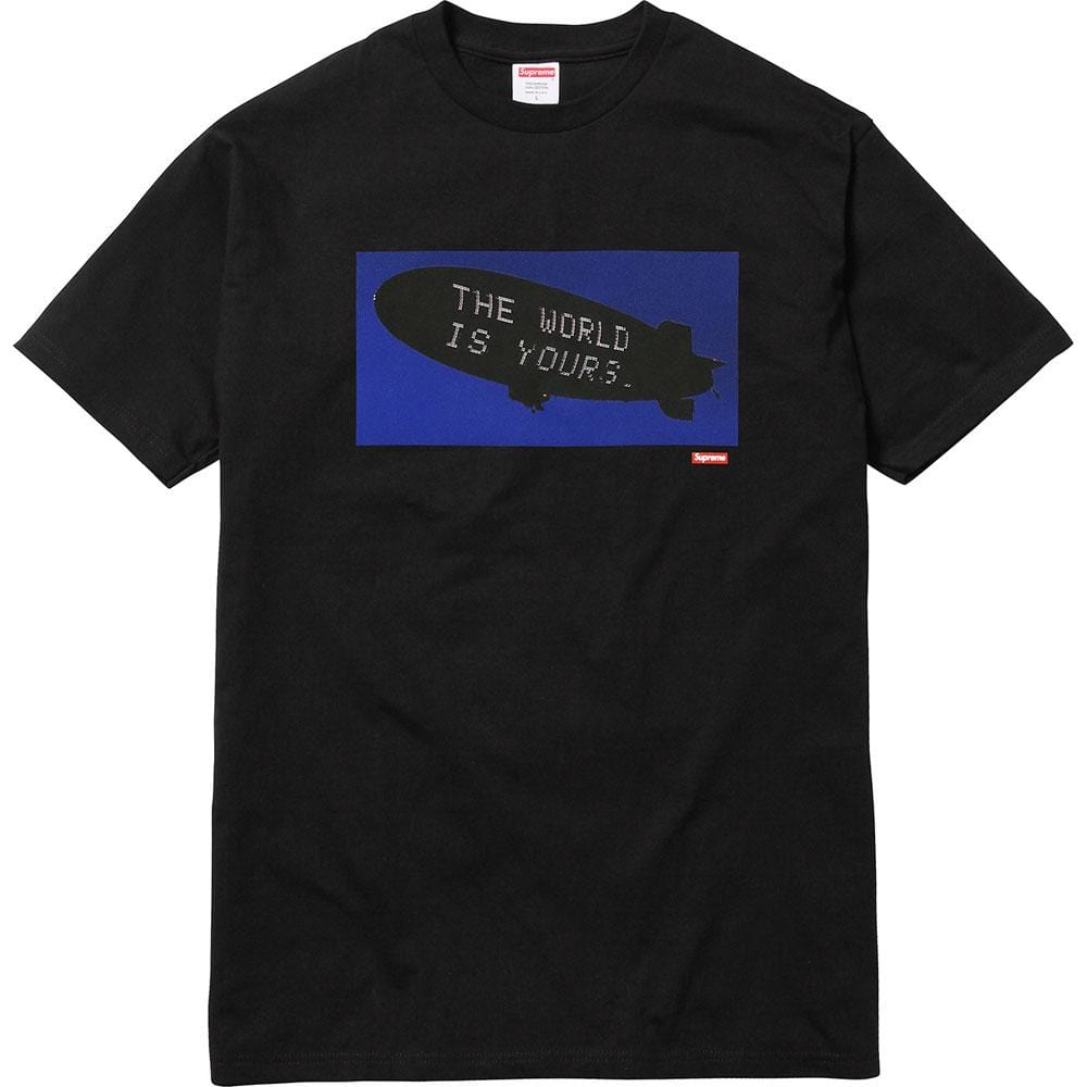 Supreme Scarface Blimp Tee - Black — XXS — Front View