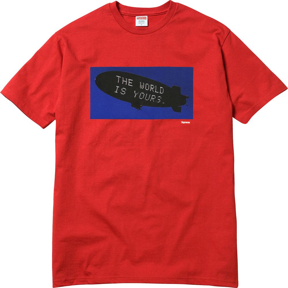 Supreme Scarface Blimp Tee - Red — XXS — Front View