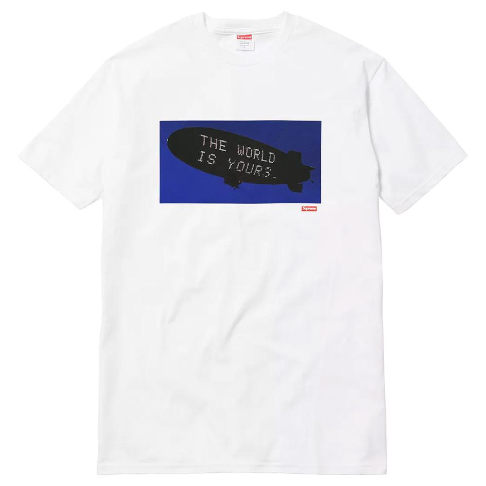 Supreme Scarface Blimp Tee - White — XXS — Front View