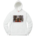 Supreme Scarface Friend Hooded Sweatshirt - White — XXS — Front View