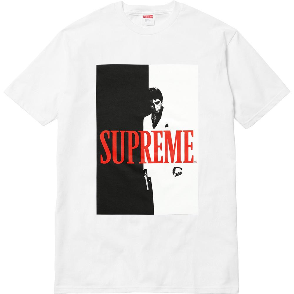 Supreme Scarface Split Tee - White — XXS — Front View