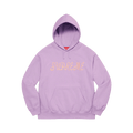Supreme Script Hooded Sweatshirt 'Violet' — XXS — Front View